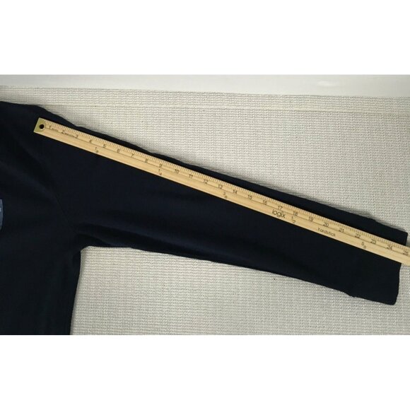 Croft n Barrow Mens Top Size S Easy Care Henley Navy Long Sleeve Navy Blue New - Picture 12 of 16